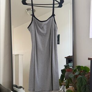 NWT Wild Fable Gingham Slip Dress | Size XL | Black & White Check